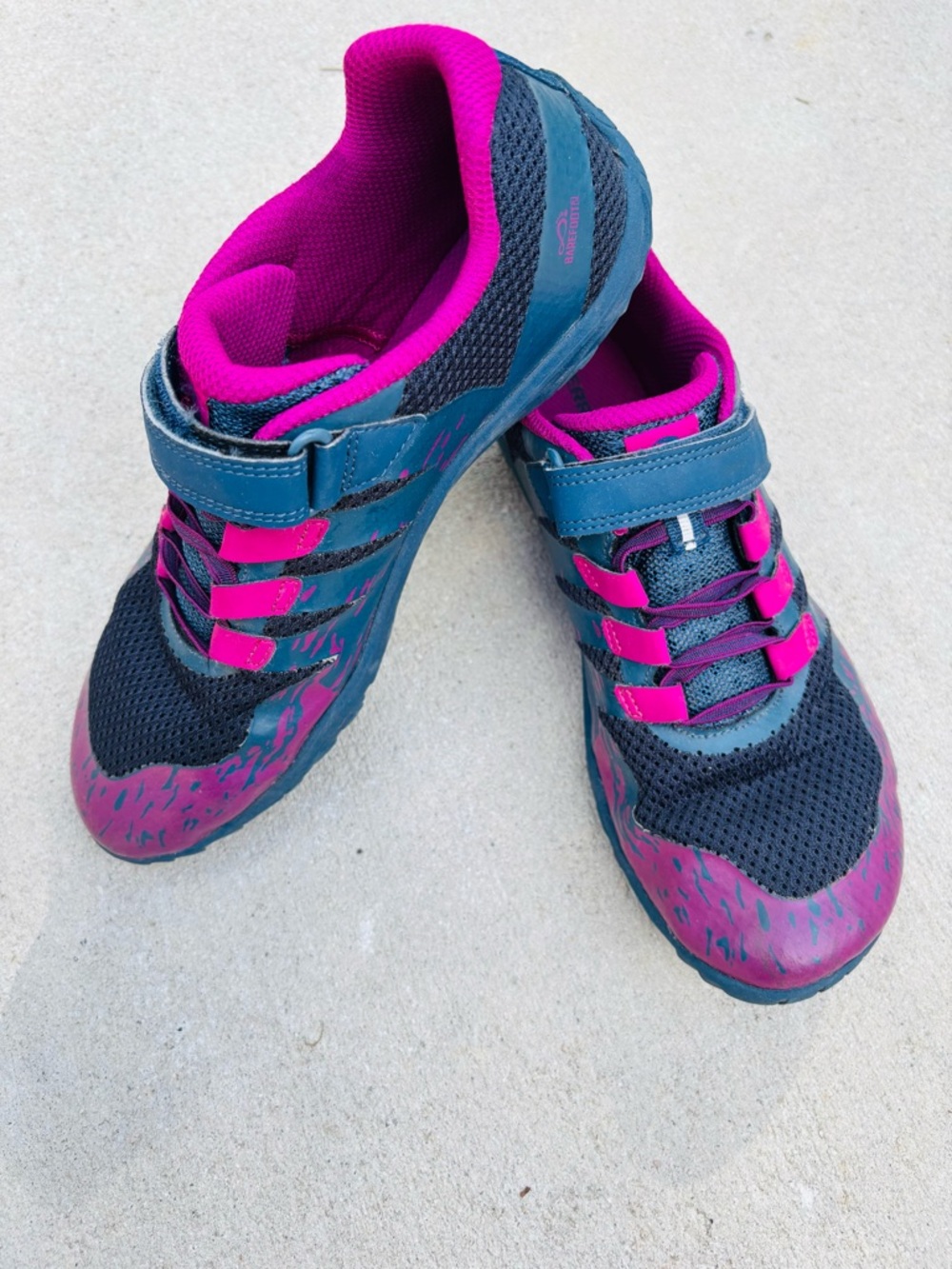 Merrell Women’s size 7 Trail Glove 5 Purple Navy Blue Low Top Comfort Sneakers - Picture 5 of 9